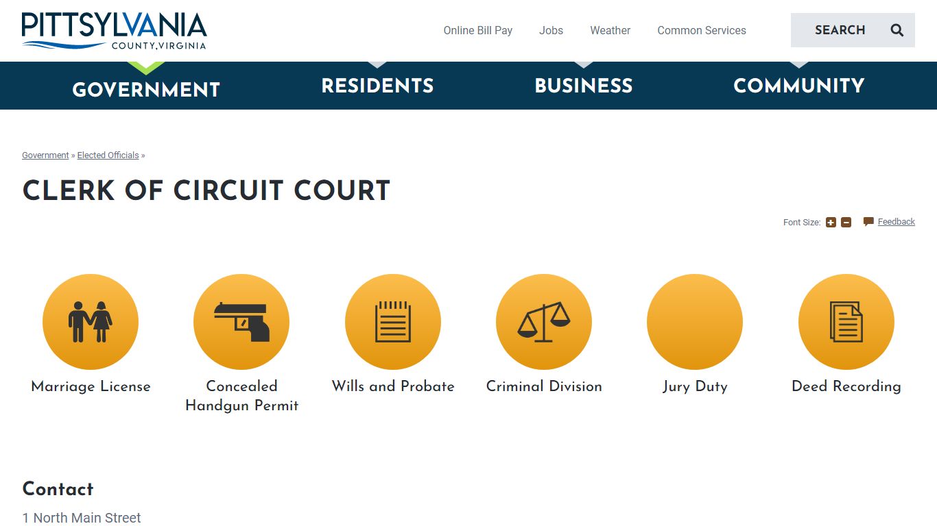 Clerk of the Circuit Court | Pittsylvania County, VA ...